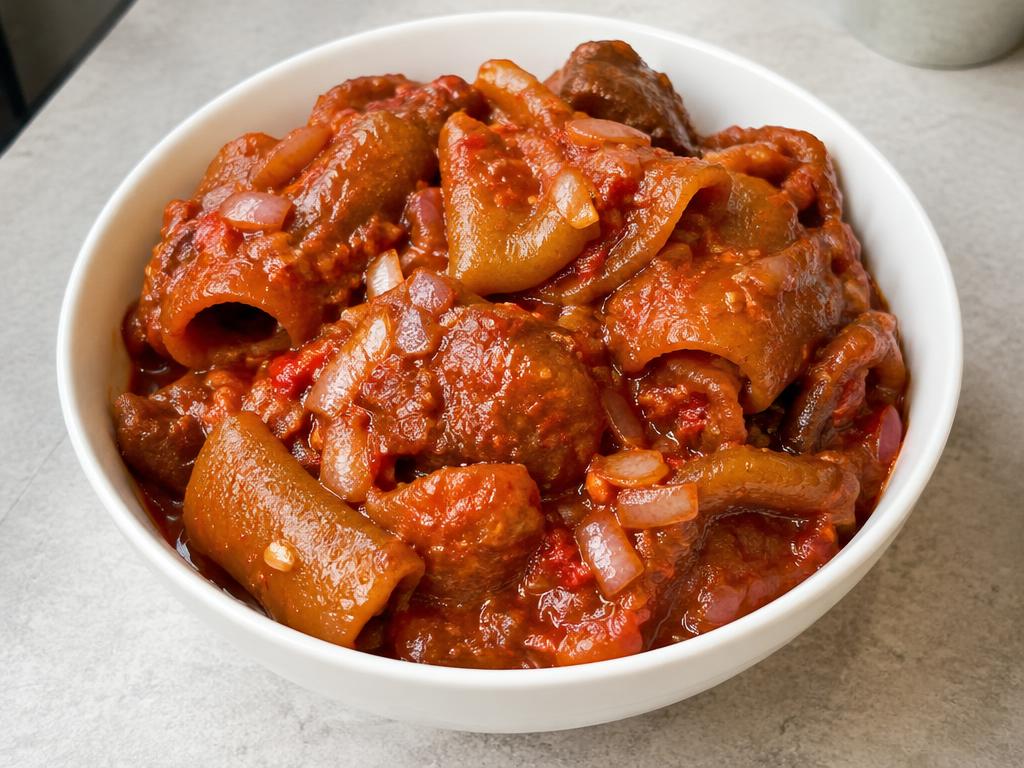 Peppered Ponmo